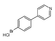 4-(4-bromophenyl)pyridine,hydrochloride结构式