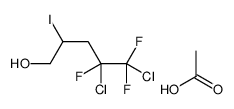 acetic acid,4,5-dichloro-4,5,5-trifluoro-2-iodopentan-1-ol Structure