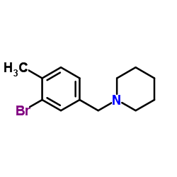 1-(3-Bromo-4-methylbenzyl)piperidine picture