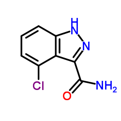 4-Chloro-1H-indazole-3-carboxamide structure