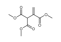 Dimethyl 2-methoxycarbonyl-3-methylenesuccinate Structure