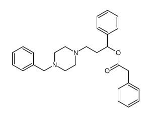 [3-(4-benzylpiperazin-1-yl)-1-phenylpropyl] 2-phenylacetate结构式