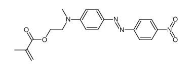 4-nitro-4'-[N-methyl-N-(2-methacryloyloxy)ethyl]aminoazobenzene Structure