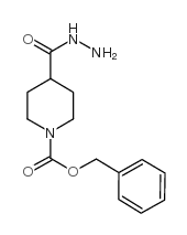 4-HYDRAZINOCARBONYL-PIPERIDINE-1-CARBOXYLIC ACID BENZYL ESTER Structure