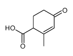 2-Cyclohexene-1-carboxylicacid,2-methyl-4-oxo-(9CI)结构式