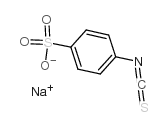 Benzenesulfonic acid, 4-isothiocyanato-, sodium salt structure