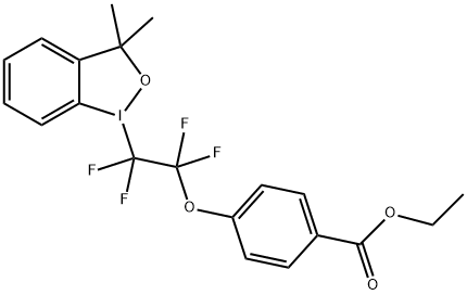 Alcohol Togni-(4-EtCO2-PhOCF2CF2)-reagent structure