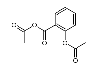 (2-acetoxy-benzoic acid )-acetic acid-anhydride结构式