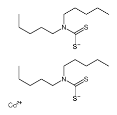 cadmium(2+),N,N-dipentylcarbamodithioate Structure