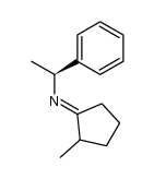 (1S)-N-(2-methylcyclopentylidene)-1-phenylethanamine Structure