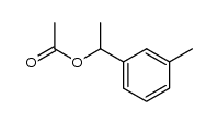 (+/-)-1-(3-methylphenyl)ethyl acetate结构式