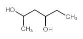 2,4-HEXANEDIOL Structure