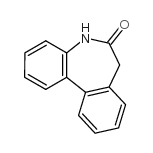 5H,7H-二苯并[B,D]氮杂革-6-酮结构式