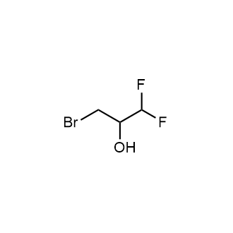 3-Bromo-1,1-difluoropropan-2-ol Structure