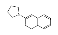 1-(3,4-二氢-2-萘基)吡咯烷结构式