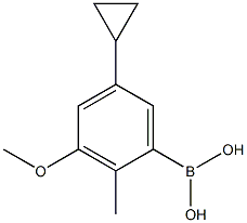 2-Methyl-3-methoxy-5-cyclopropylphenylboronic acid picture