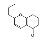 2-丙基-2,6,7,8-四氢色烯-5-酮结构式