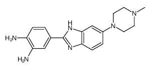 1,2-Benzenediamine, 4-[6-(4-Methyl-1-piperazinyl)-1H-benzimidazol-2-yl]- structure