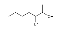 3-bromo-heptan-2-ol Structure