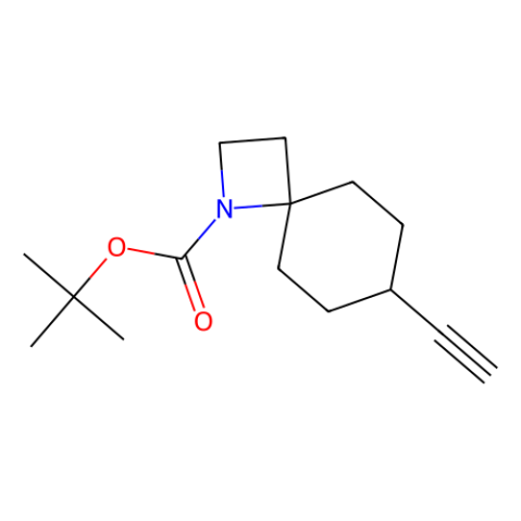 tert-butyl 7-ethynyl-1-azaspiro[3.5]nonane-1-carboxylate结构式