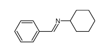 N-(benzylidene)cyclohexylamine Structure