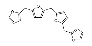 1,1'-Methylenebis[5-(furfuryl)furan] Structure