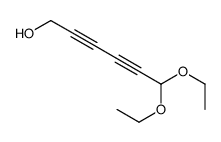 6,6-diethoxyhexa-2,4-diyn-1-ol结构式