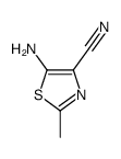 5-amino-2-methyl-thiazole-4-carbonitrile Structure