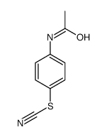 (4-acetamidophenyl) thiocyanate Structure