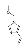 1H-Imidazole,4-ethenyl-1-(methoxymethyl)-(9CI) structure