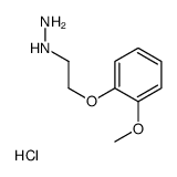 [2-(2-methoxyphenoxy)ethylamino]azanium,chloride结构式