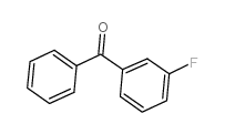 (3-氟苯基)(苯基)甲酮结构式