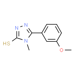 5-(3-METHOXYPHENYL)-4-METHYL-4H-1,2,4-TRIAZOLE-3-THIOL picture