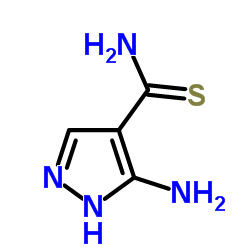 5-Amino-1H-pyrazole-4-carbothioamide structure