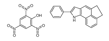 2,4,6-trinitrophenol- 8-phenyl-5,9-dihydro-4h-indeno[1,7-fg]indole(1:1)结构式