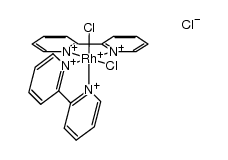 [Rh(2,2'-bipyridine)2Cl2]Cl结构式