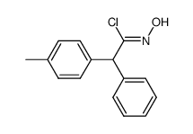 N-hydroxy-2-phenyl-2-p-tolylacetimidoyl chloride结构式