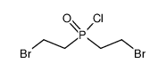 Bis(β-bromethyl)phosphinsaeure-chloranhydrid Structure