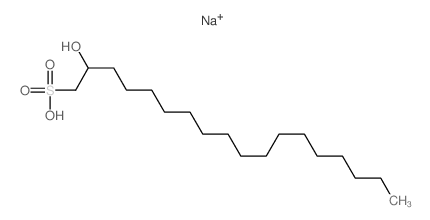 2-hydroxyoctadecane-1-sulfonic acid结构式