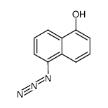 5-azidonaphthalen-1-ol Structure