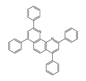 2,4,7,9-四苯基-1,10-菲啰啉结构式