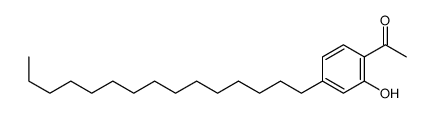 1-(2-hydroxy-4-pentadecylphenyl)ethanone Structure