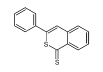 3-phenylisothiochromene-1-thione Structure