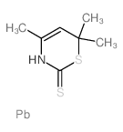 4,6,6-trimethyl-3H-1,3-thiazine-2-thione structure