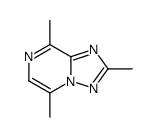 2,5,8-三甲基[1,2,4]噻唑并[1,5-a]吡嗪结构式