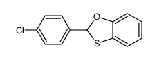 2-(4-chlorophenyl)-1,3-benzoxathiole结构式