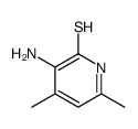 2(1H)-Pyridinethione,3-amino-4,6-dimethyl-(9CI) structure