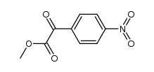 Methyl 2-(4-nitrophenyl)-2-oxoacetate结构式