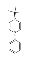 cis-1-tert-butyl-1,4-dihydro-4-phenyl-1,4-diphosphinine结构式