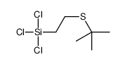 2-tert-butylsulfanylethyl(trichloro)silane Structure